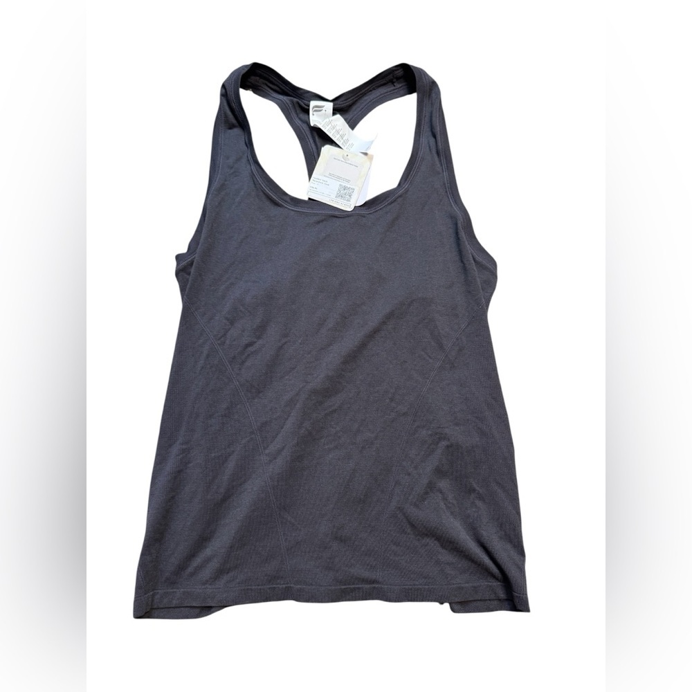 🏋️‍♀️‎ Fabletics ⚡ Feather Tech Racerback Grey Tank NWT Size Small 🏋️‍♀️